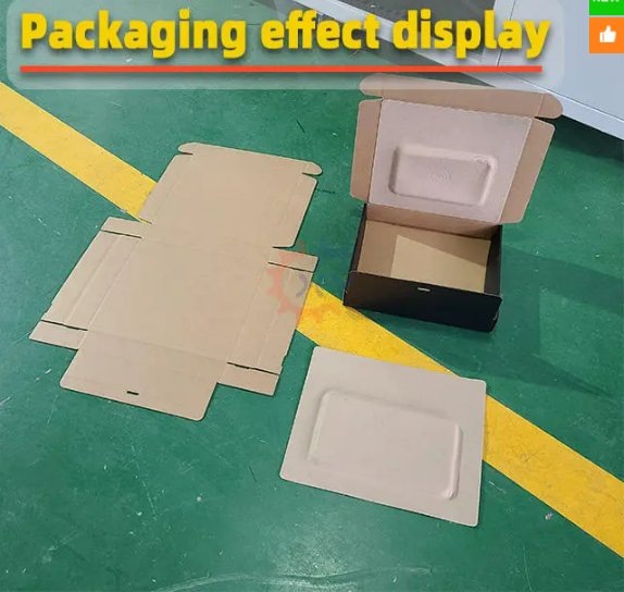2022 Full automatic box folding machine（tray former） for laptop shipping box
