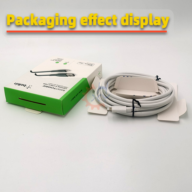 Customized Charger&Data Cable Automatic Cartoning Machine