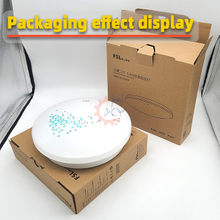 Box with tuck end snap lock bottom and end with lock cartoning machine, Customized automatic box packing machine for ceiling light