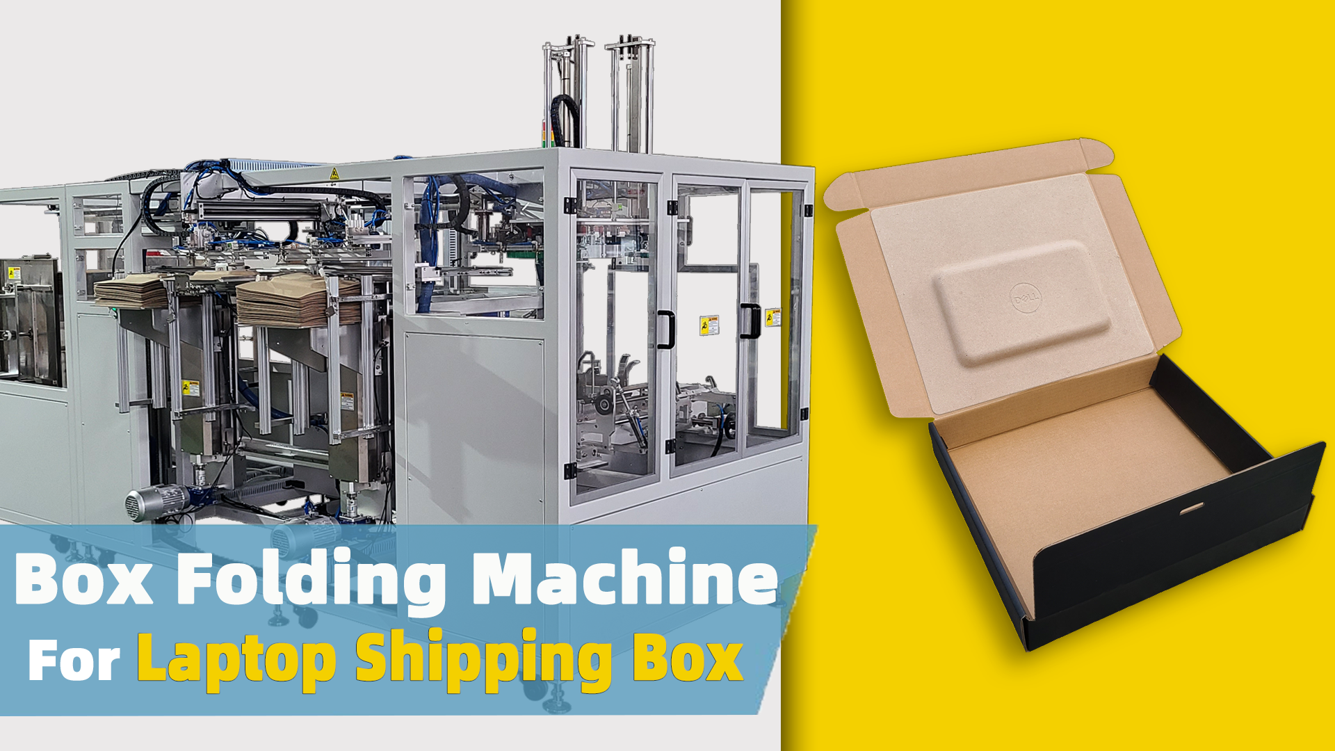 2022 Full Automatic Box Folding Machine（Tray Former） for Laptop Shipping Box