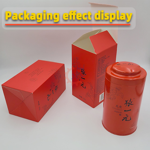 Automatic cartoning machine for tea canister set & coffee sugar tea canister set &arizona iced tea can