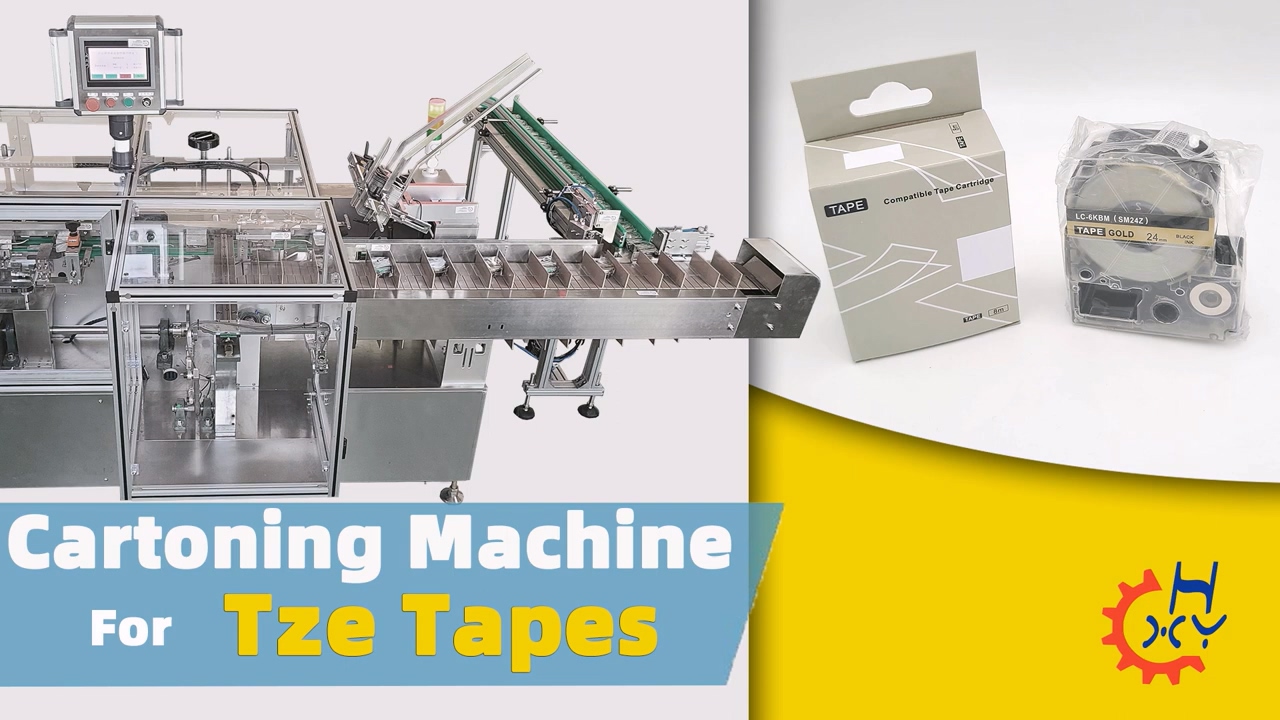 Tze Tapes Cartoning Machine with Automatic Sorting Mechanism