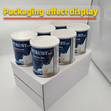 Dry Milk Cans Cartoning And Palletizing Line with Automatic Magazine Infeed