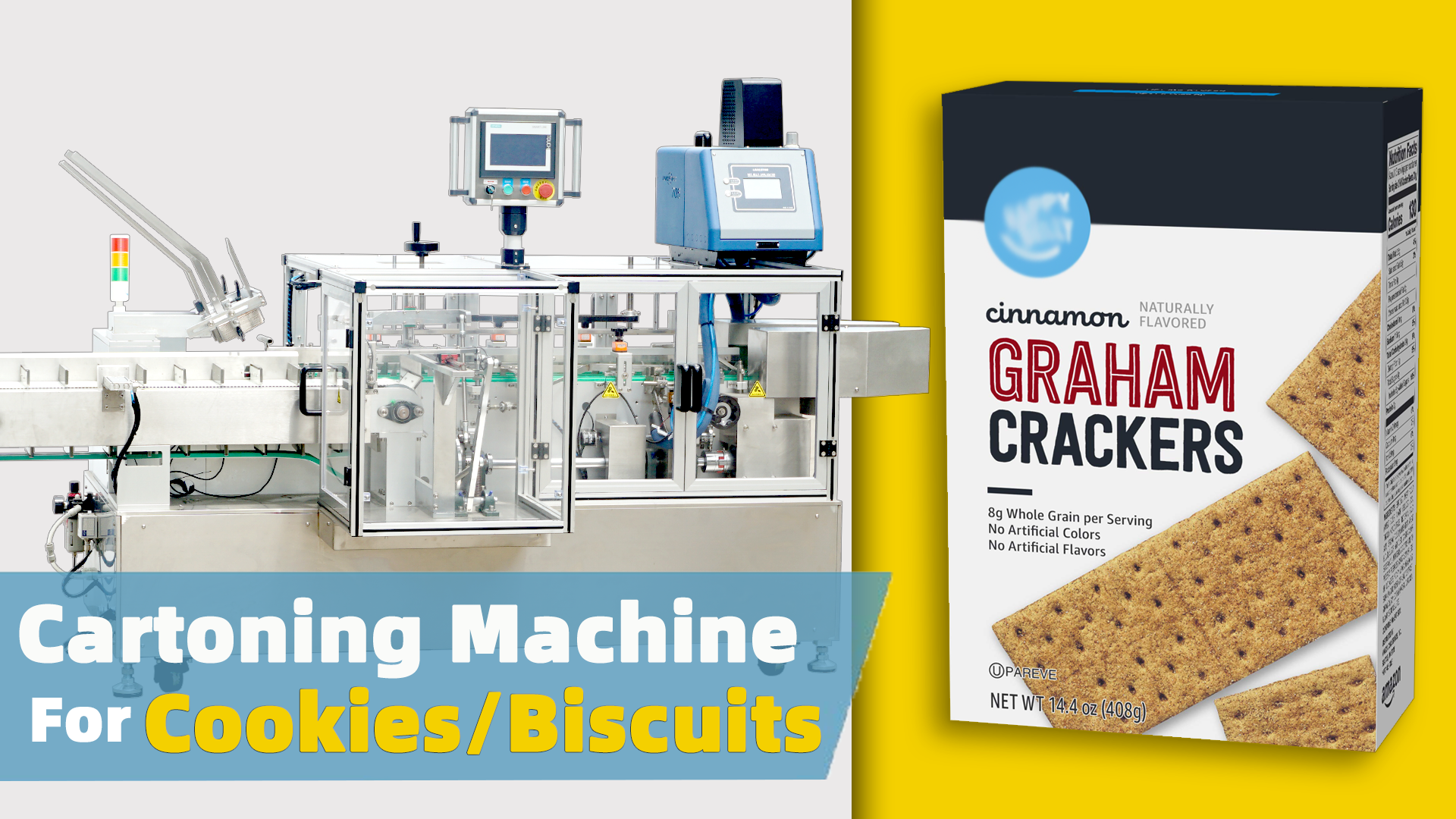 Applicable to Two Type Boxes,Automatic Cartoning Machine for Cookies Crumbl Cookies