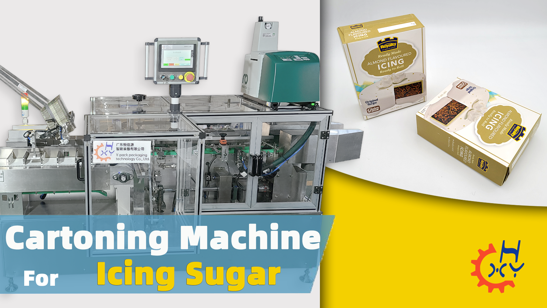Almond Flavoured Icing Sugar Cartoning Machine