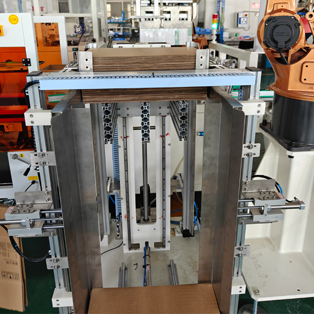 Fully Automatic Toothpaste Case Packing Line with Dual Robotic Arms