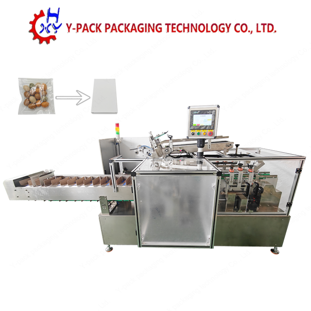 Automatic Bagged Chocolate Snacks Tuck-End Box Packing Machine