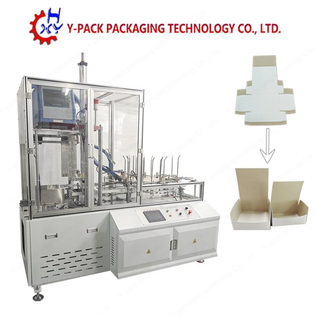 Fully Automatic Tray Forming Machine | High-Speed Box Folding & Gluing Machine - Y-PACK