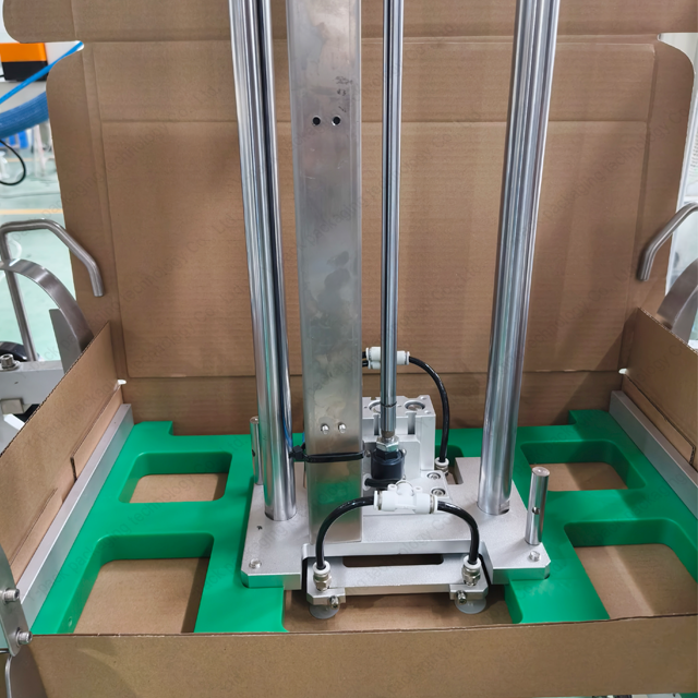 Fully Automatic Carton Folding & Gluing Machine with Dividers | Pneumatic Suction Cup Box Former - Y-PACK