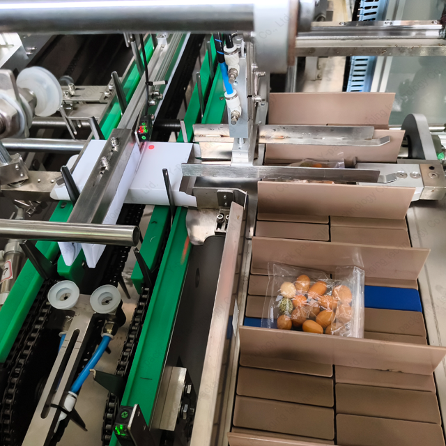 Automatic Bagged Chocolate Snacks Tuck-End Box Packing Machine